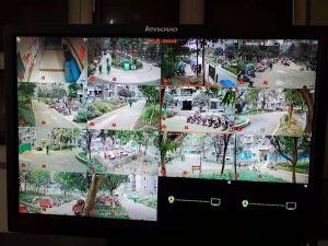 江津区锦绣花园小区环道监控系统